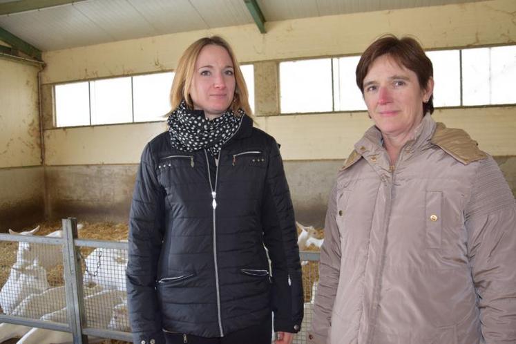 Élodie Godeaux et Patricia Chauvaud.