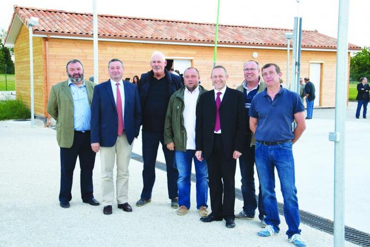 C’est un long et beau projet collectif que les viticulteurs, utilisateurs de la station, ont inauguré avec Jérôme Sourisseau, le maire de Bourg Charente, et Xavier Desouche, président de la Chambre d’agriculture de la Charente.
