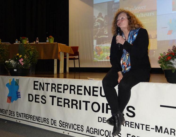 Dialogue impromptu entre les entrepreneurs des territoires et la géographe Sylvie Brunel.