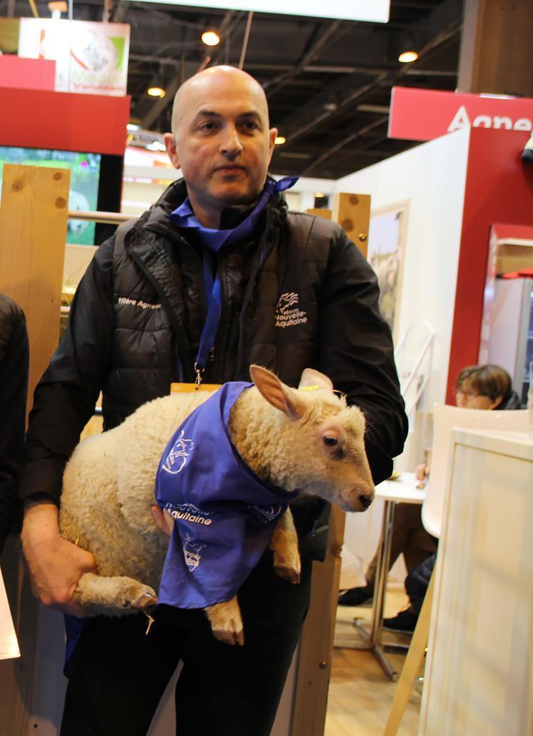 Boris Labrousse défendait l'agneau Poitou-Charentes jusqu'au Salon de l'Agriculture.