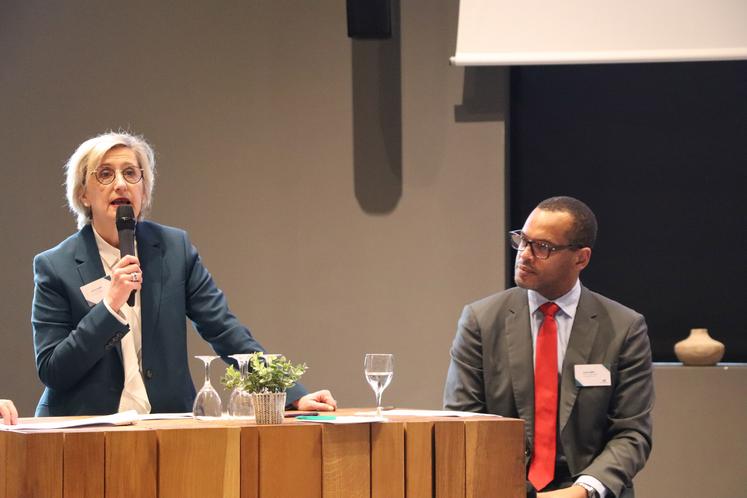 Catherine Galvez, directrice générale du Crédit Agricole Charente-Périgord, et Arnauld André, directeur général adjoint, ont présenté les résultats de la caisse régionale.