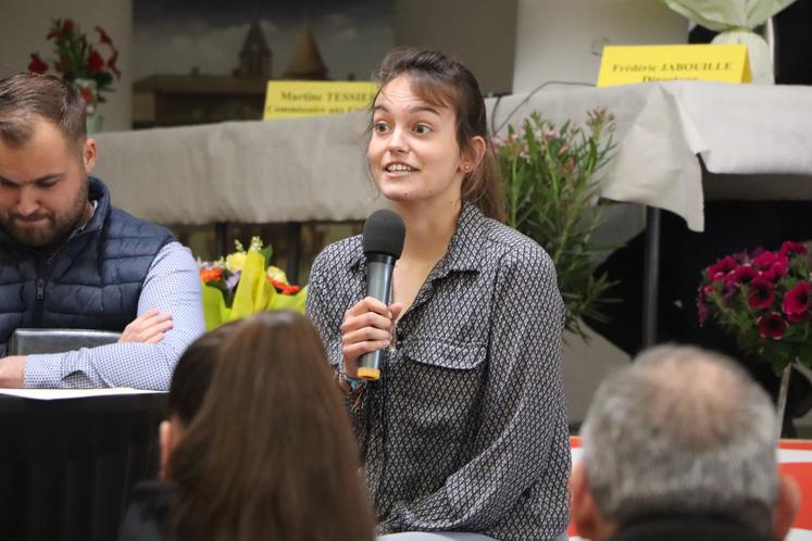 Océane Couffin, GAEC Rigaulet à Mauprévoir (86) :