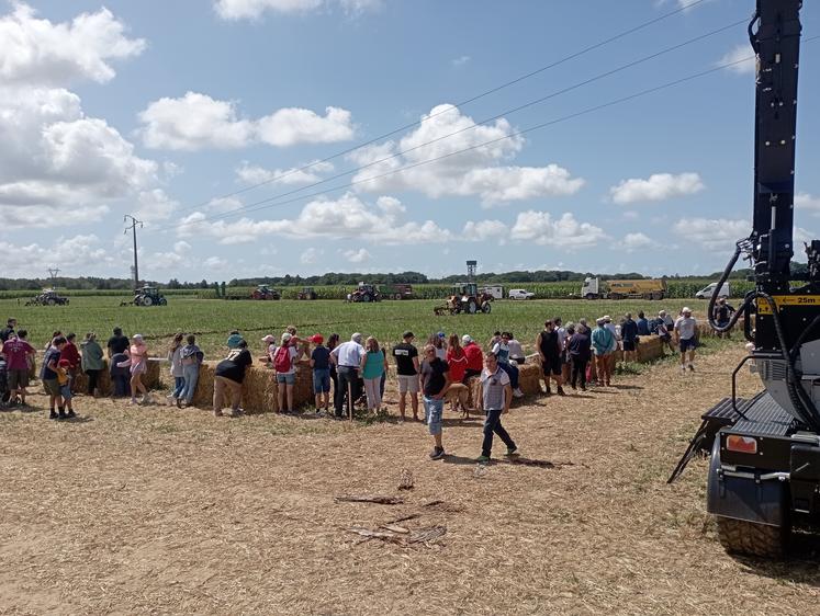 Passage obligé de la Fête de la Terre, le concours de labours en planches a eu lieu comme à l'accoutumée le dimanche après-midi.