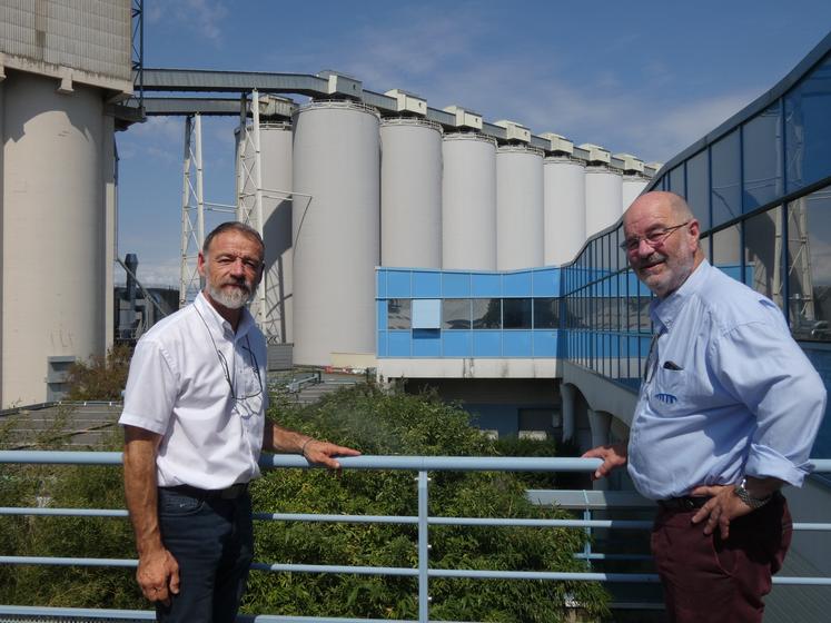 Vincent Poudevigne et Louis Tercinier, respectivement directeur et président de la Sica Atlantique, estiment que le pire a été évité lors de ce sinistre.