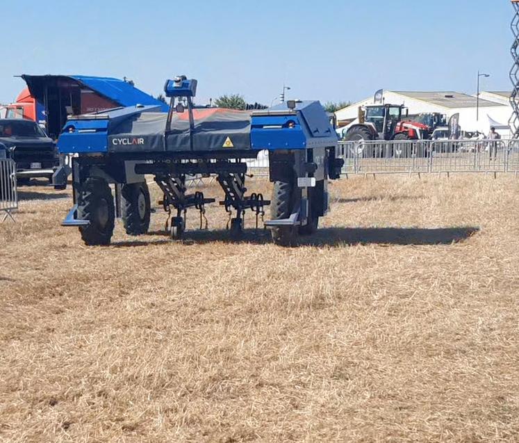 En septembre dernier, le robot était présent au Comice agricole de Civray.