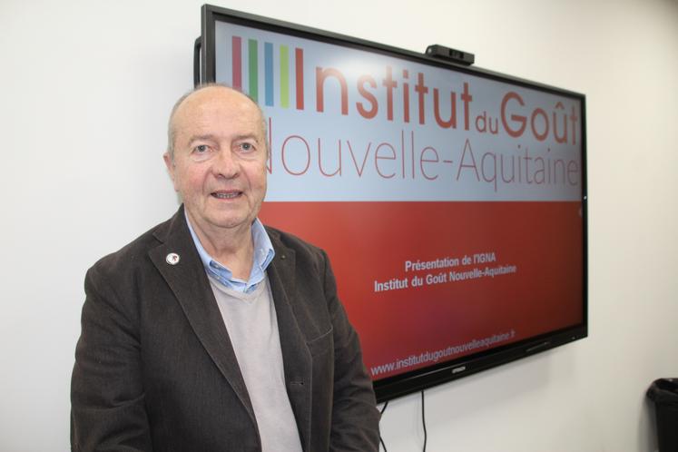Laurent Le Chevalier est secrétaire général adjoint de l'institut du goût en Nouvelle-Aquitaine Igna.