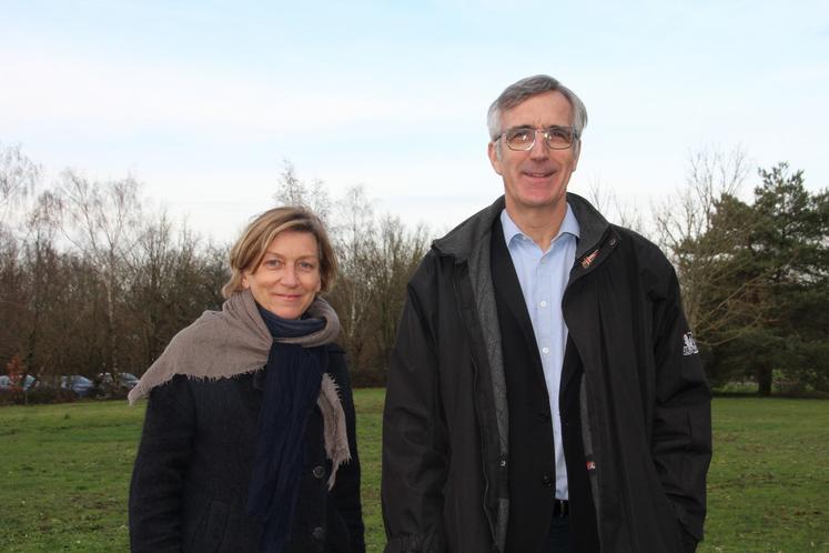 Luc Servant, (ici, à côté de sa directrice, Charlotte Nommé) se présentera dans un an un pour un nouveau mandat à la tête de la chambre régionale d'agriculture.