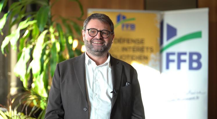 Benoît Jacquemin espère que les professionnels du bâtiment vont aussi voir disparaître la hausse du GNR.