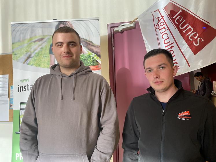 Émile Gardais et Florent Aumonier ont témoigné sur leurs parcours dans le cadre de la nouvelle dotation DNJA.