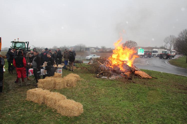 Les éleveurs sont restés mobilisés 2 jours.