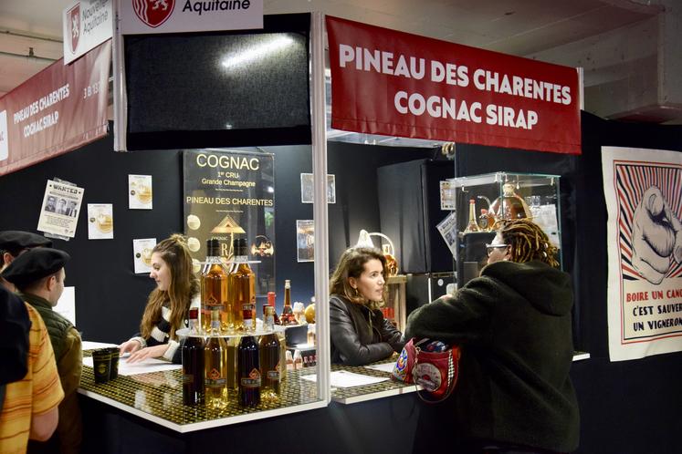 Le cognac Sirap était présent au salon de l'agriculture 2024.
