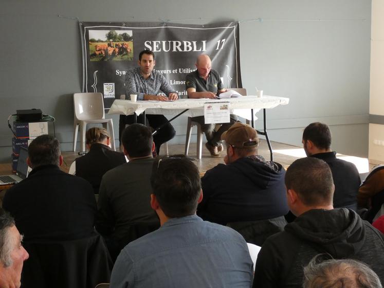 Florent Soleau et Benjamin Berger ont présenté le bilan de l'année 2023 du Seurbli17.