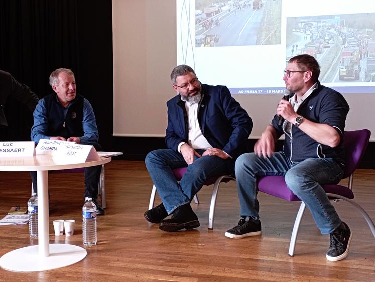 Luc Smessaert, Jean-Philippe Champagne et Alexandre Agat sont revenus sur la mobilisation et les avancées obtenues.