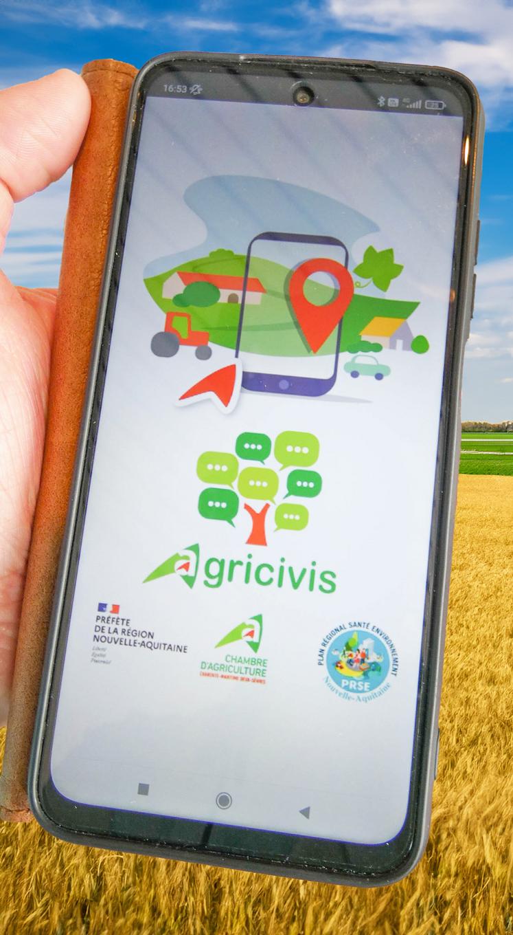 L'application Agricivis 17 est disponible au téléchargement sur le Play Store d'Android et l'App Store d'Apple.