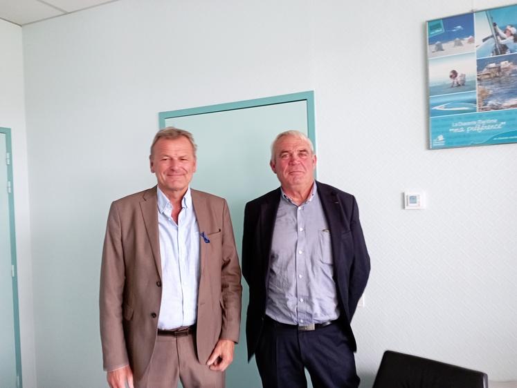 Pour Edgard Cloërec, le directeur de la MSA des Charentes, et Patrick Couillaud, le président, la MSA est en capacité d'apporter cette bienveillance nécessaire.