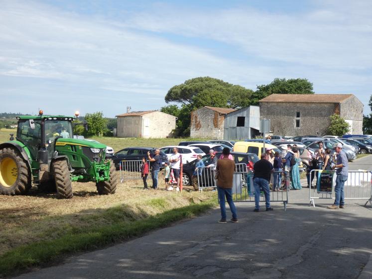 Comme toujours, les baptêmes de tracteur ont su trouver leur public.