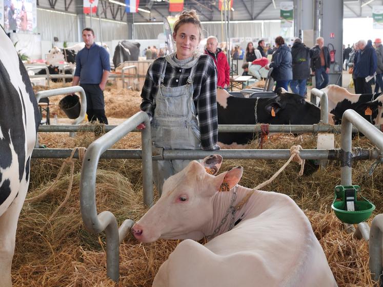 Mélanie est venue de Brûlain et s'est prise au jeu des concours.