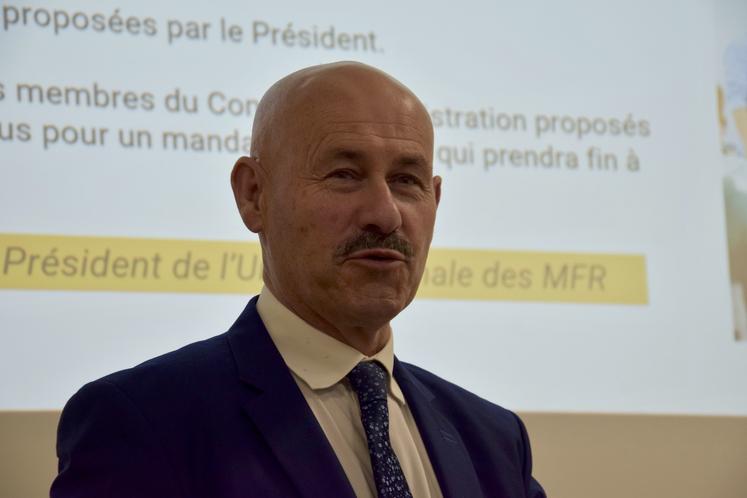 Dominique Ravon, président de l'Union nationale des MFR.