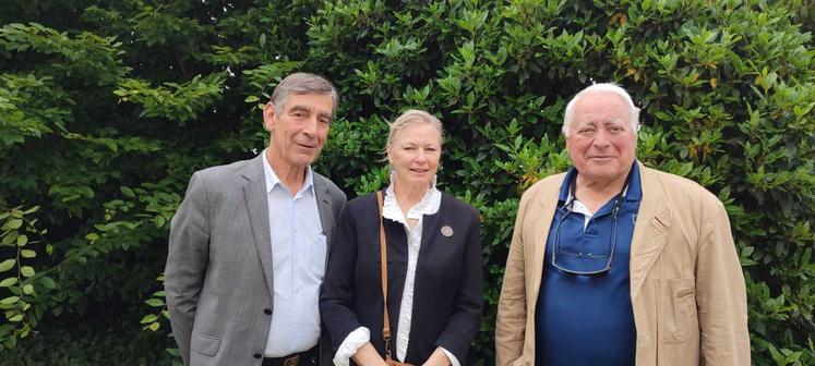 De g. à d. : Jean-Claude Gerbaud, président du SDPPR 79, Dominique de Lusigny, secrétaire, et Olivier de Bony, trésorier.