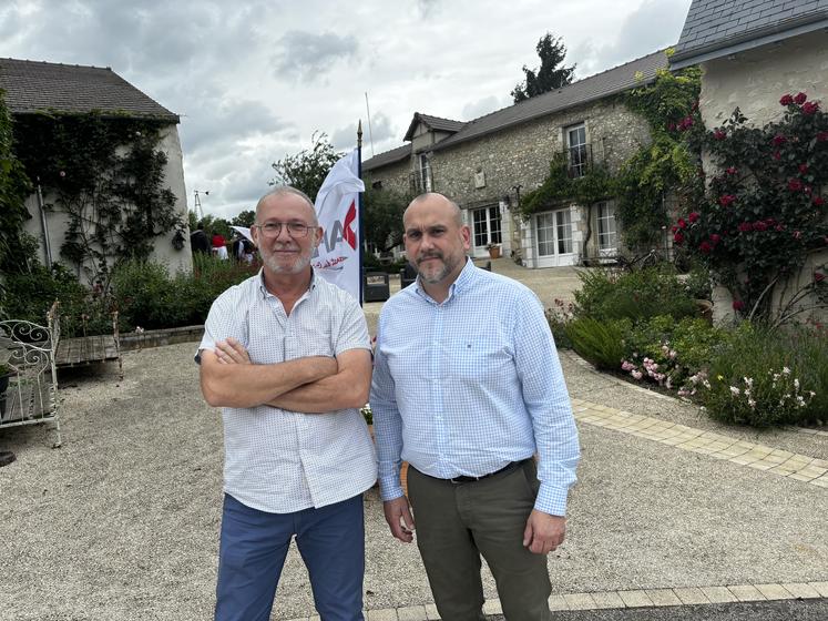 Fred Dayber et Benoît Labrunie sont inquiets pour les entreprises du bâtiment de la Vienne.