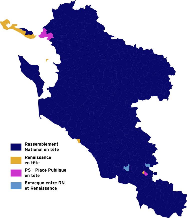 Vote aux élections européennes 2024 en Charente-Maritime.