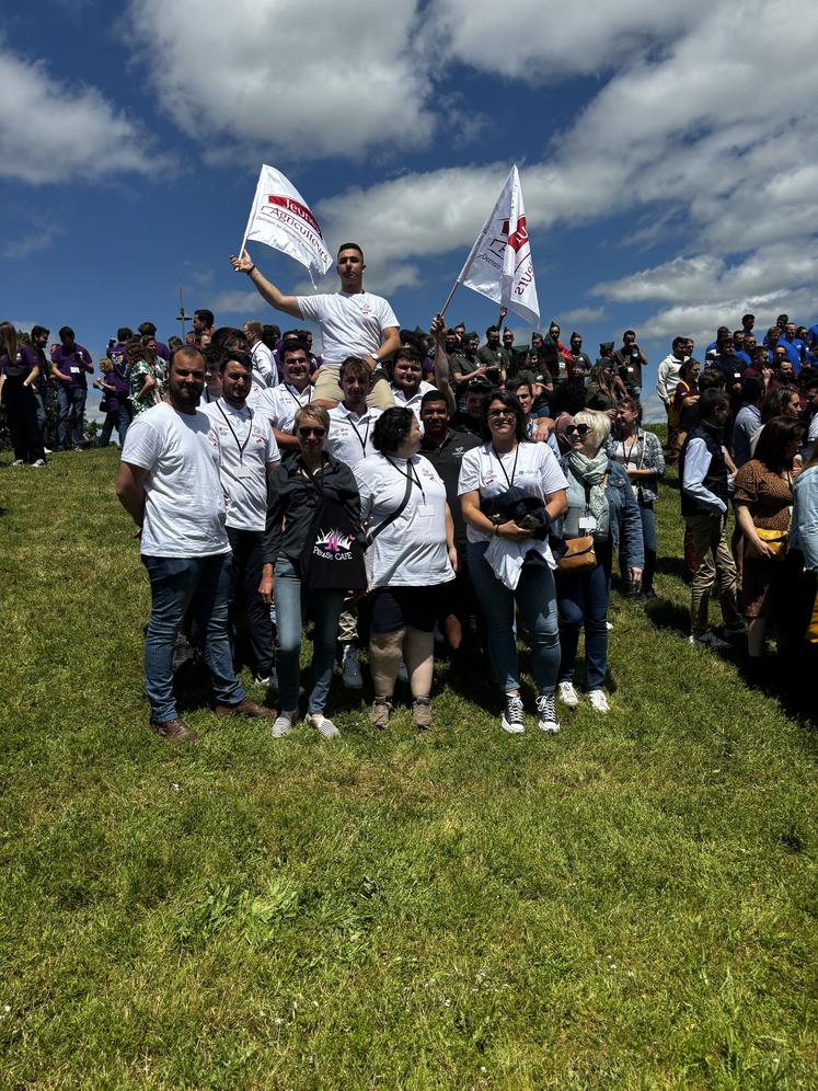 L'équipe des JA de la Vienne était mobilisée toute la semaine.