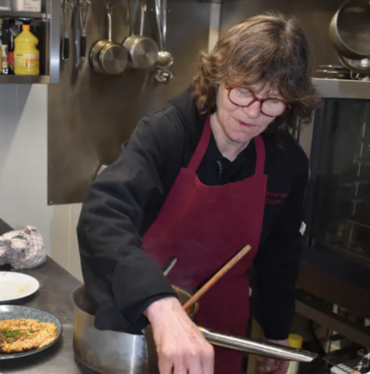 Depuis septembre 2023, Katherine Geraci gère la ferme-auberge de Cuzieu, dans l'Ain.