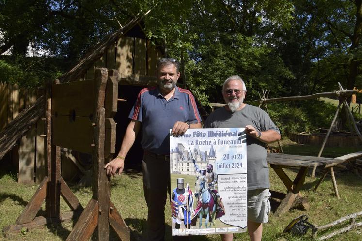 Christophe Richard et Christian Lastère sont président et vice-président de l'association La Roche à Foucauld.