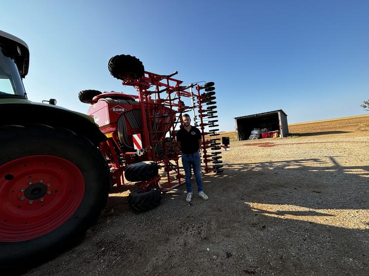 Pierre Fraudeau a rejoint Agroleague dès son installation, à Neuville-de-Poitou.