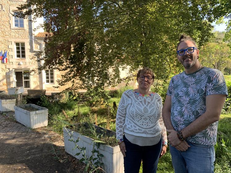 Sandrine Guibert, la nouvelle directrice de la MFR et Antoine Caillaud, coordonnateur pédagogique, s'apprêtent à accueillir 153 jeunes pour cette nouvelle année scolaire.