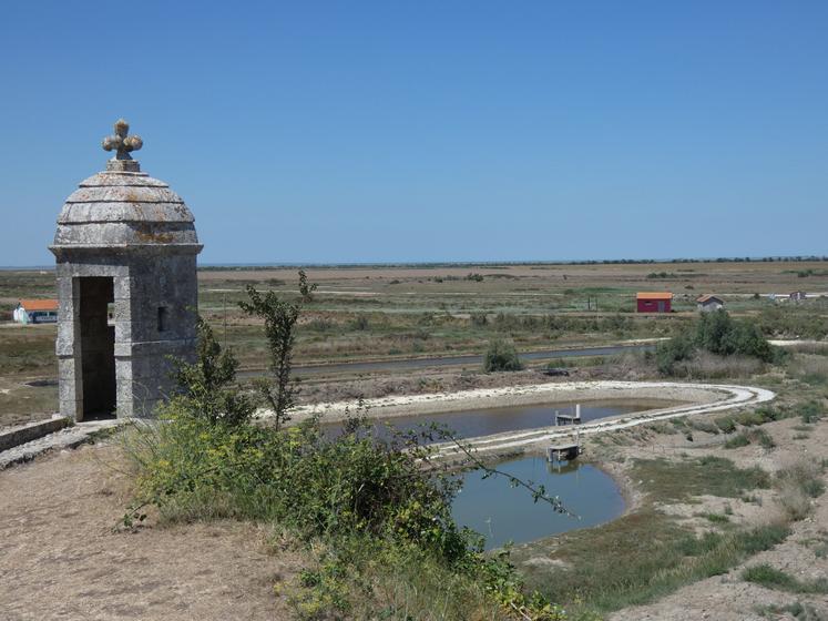 Vue depuis la Citadelle de Brouage, le 6 août 2022.