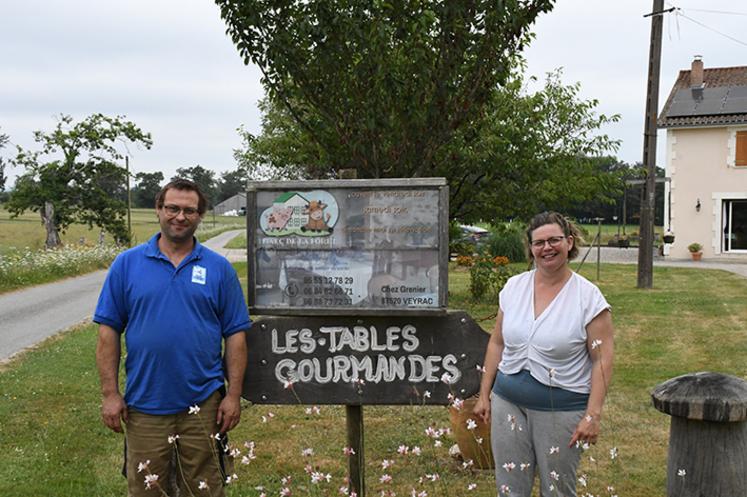 L'auberge de Carine et Jérôme Lemasson, Les tables gourmandes.