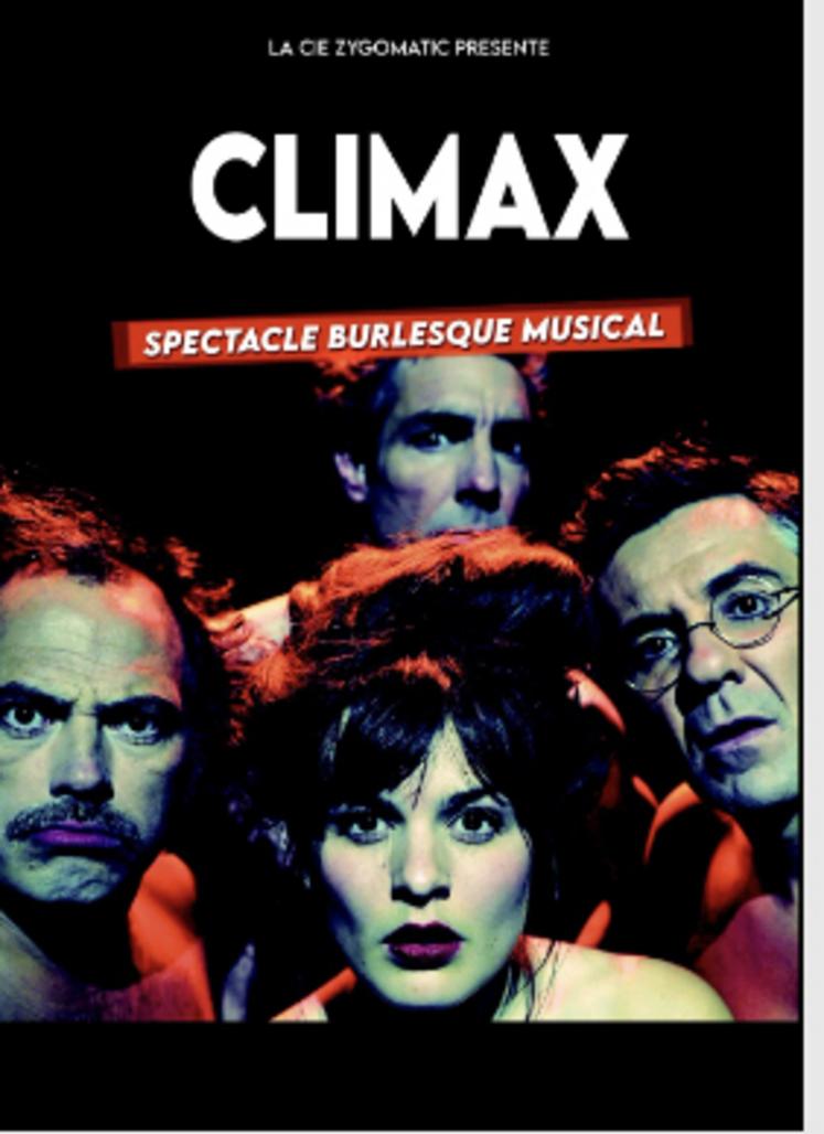 Dans le cadre du festival à l'auberge de la grand route, le spectacle Climax sera joué le samedi 19 octobre.