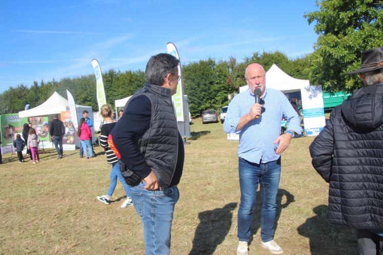 Gérard Seguin a rappelé l'importance pour le journal d'être présent au Comice.