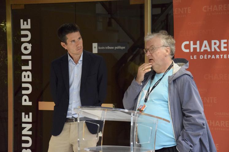 Vincent Villette, directeur financier et administratif du CNC, et Dominique Besnehard, co-délégué du FFA.