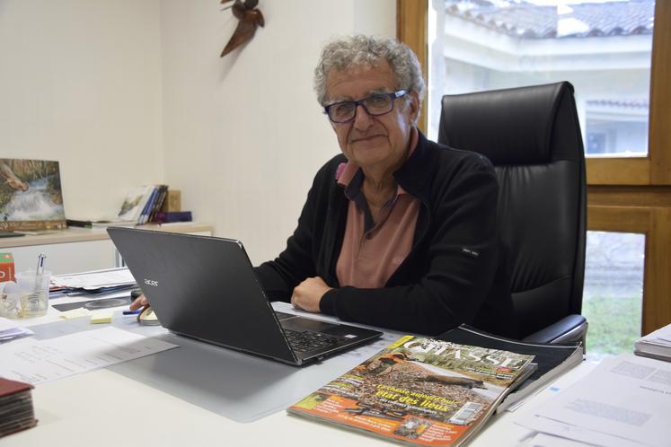 Bruno Meunier, président de la Fédération départementale de chasse de la Charente.