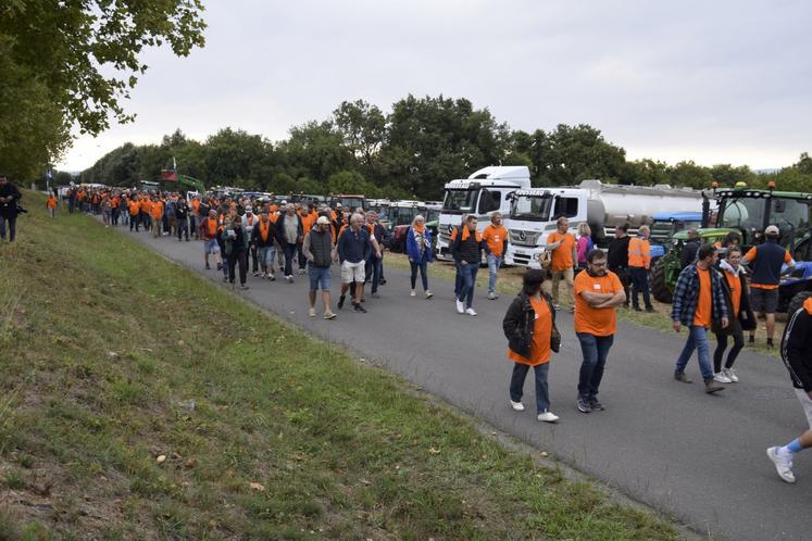 Le départ de Gensac-la-Pallue pour rejoindre la sous-préfecture de Cognac, à un peu plus de 4 km.