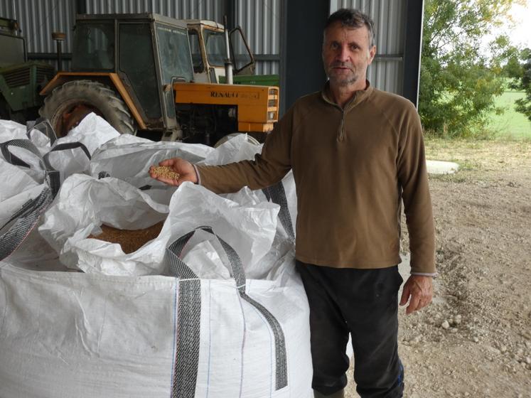 La Diplômée permet un lien direct entre les producteurs impliqués, comme James Guionnet à St-Christophe... 