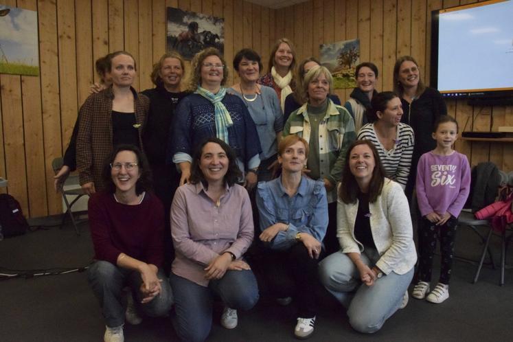 Les membres du collectif "Agricultrices avant tout" étaient réunies le samedi 19 octobre à la MFR de La Péruse.