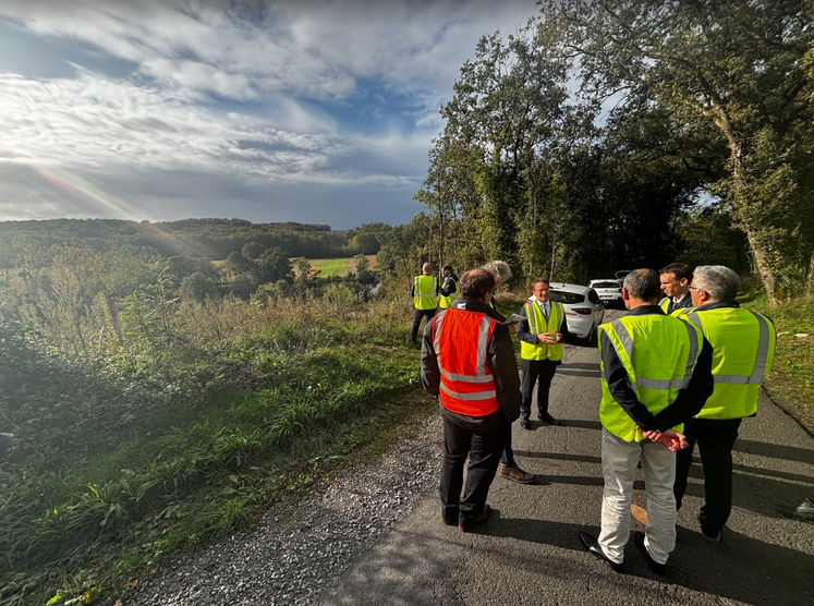 C'est à cet endroit que sera construit le viaduc de la Vienne. 