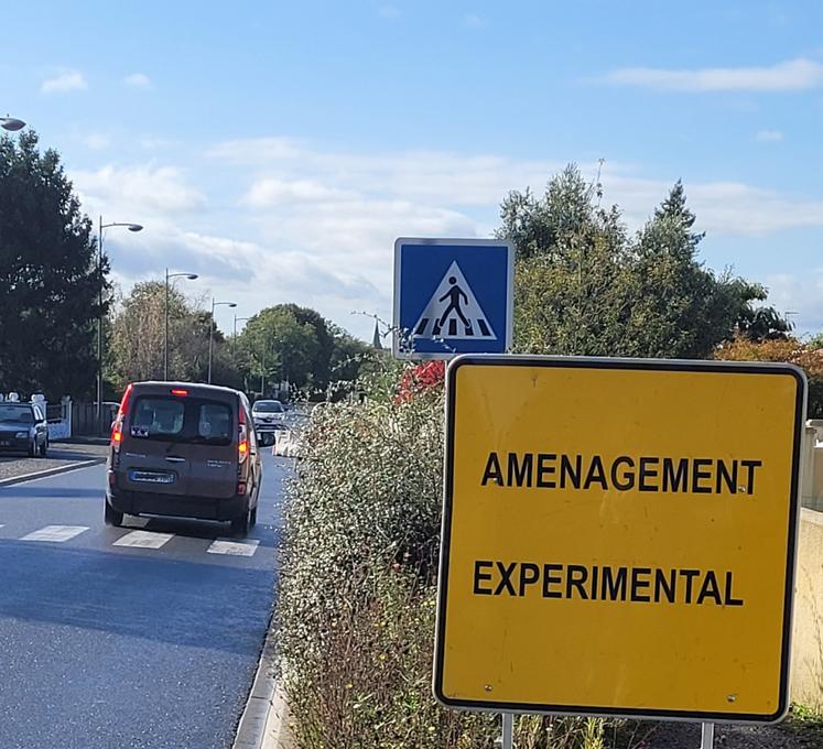 Réduire la vitesse était le principal objectif des aménagements à l'entrée du bourg de Nieuil-l'Espoir.