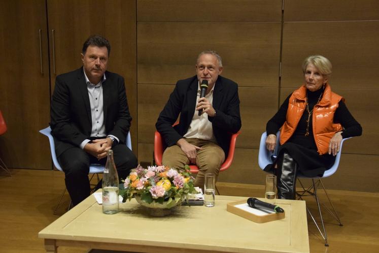 Florent Morillon (BNIC), Jérôme Sourisseau et Nicole Roy (Grand Cognac) ont présenté le programme de cette deuxième édition.