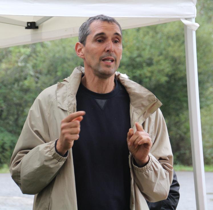 L'agriculture bio participe à l'amélioration de la qualité de l'eau, a insisté Damien Savoyant.