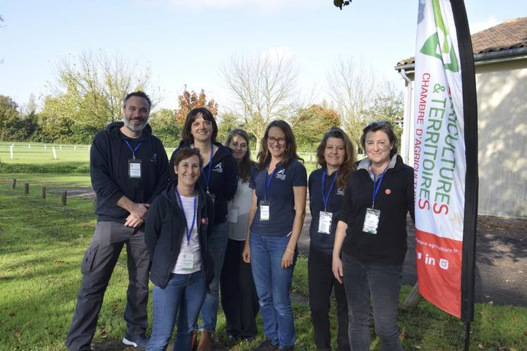 L'équipe de la Chambre d'agriculture mobilisée pour faire rayonner le réseau Bienvenue à la ferme.