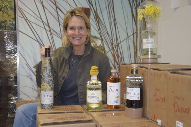 Cécile-Julie Amigorena présente une nouvelle corde à l'arc Melifera : la liqueur Elégia.