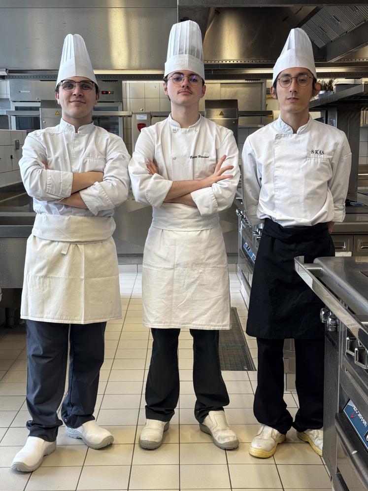 Florian, Baptiste et Shawn ont imaginé pour nos lecteurs un repas de fête.