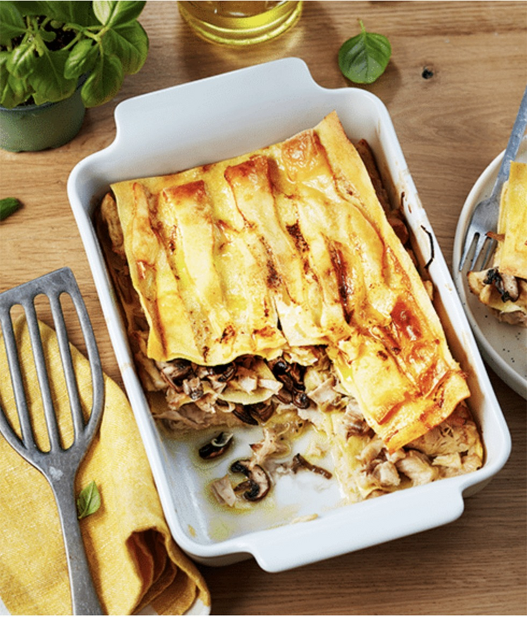 Des lasagnes de lapin, l'un des plats sur lesquels la filière mise pour séduire les jeunes générations.
