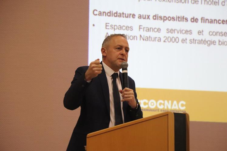 Jérôme Sourisseau, président de Grand Cognac, le 4 décembre 2024.