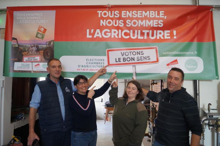"Votons le bon sens", slogan de la FNSEA-JA pour ces élections, qui démarrent en janvier 2025.