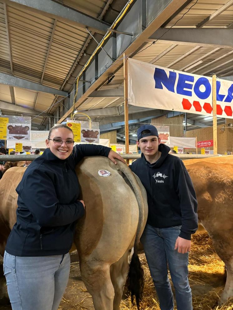 Jade Collardeau et Yanis David, à l'Apocab.